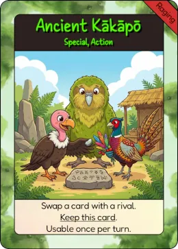 Ancient Kākāpō card