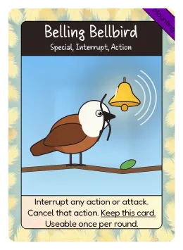 Belling Bellbird card