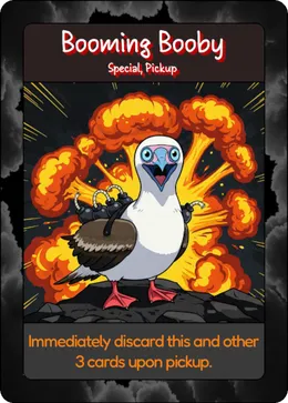 Booming Booby card, alternative art