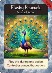 Flashy Peacock