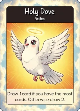 Holy Dove card