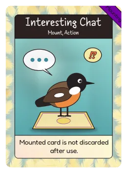 Interesting Chat card