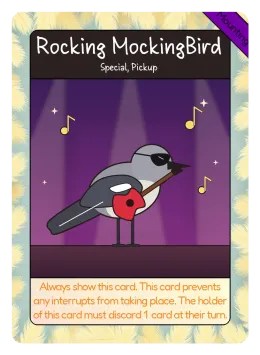 Rocking Mockingbird card