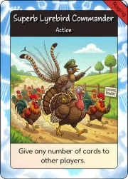 Superb Lyrebird Commander