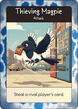 Thieving Magpie card, alternative art